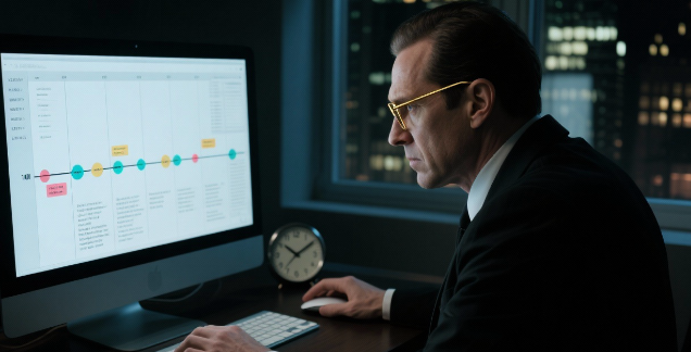 私家侦探分析证据链完整性的工作场景